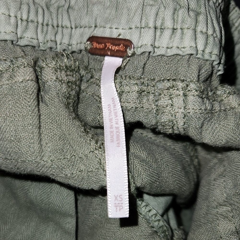 Free People Big Hit Linen Cotton Slouch Pants - Picture 13 of 13